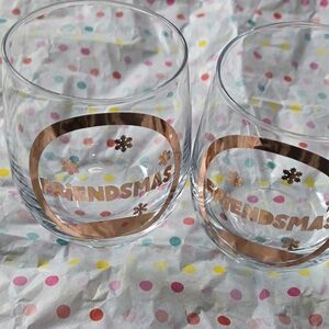 Friendsmas Stemless Wine Glasses